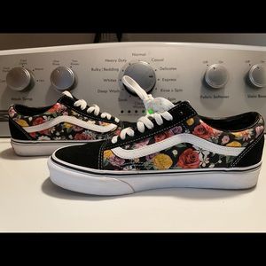 Like New Floral Vans